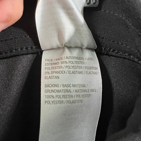 Susan Graver Tall LK Fusion Pull-On Crop Pant Black Tall Medium - Picture 8 of 8